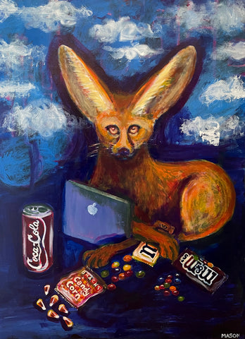 Fennec Fox Painting