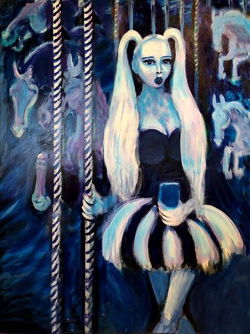 STAGE FRIGHT painting